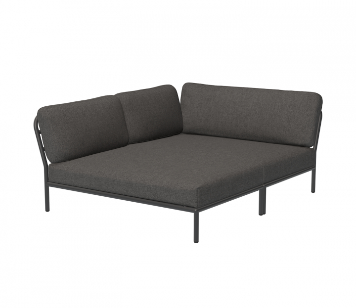 LEVEL Cozy Hörndel Vänster - Dark Grey/basic