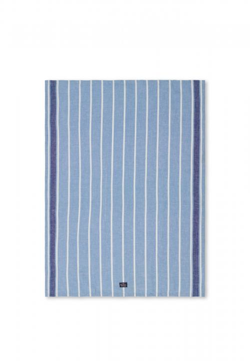 Striped Linen/Cotton kökshandduk - blue/white i gruppen Inredning / Kök & Dukning / Kökstextilier hos Sommarboden i Höllviken AB (12220146-5600-KT10)