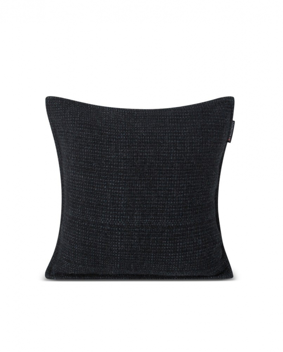 Structured Wool Mix/cotton Kuddfodral - Dark Gray