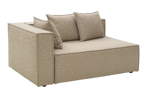 Muki avslutsmodul Höger - light taupe