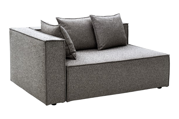 Muki avslutsmodul Höger - smokey grey