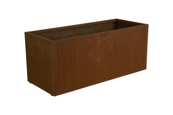 Kummin Kruka 120x50 H 50 Cm - Cortenstål/rost