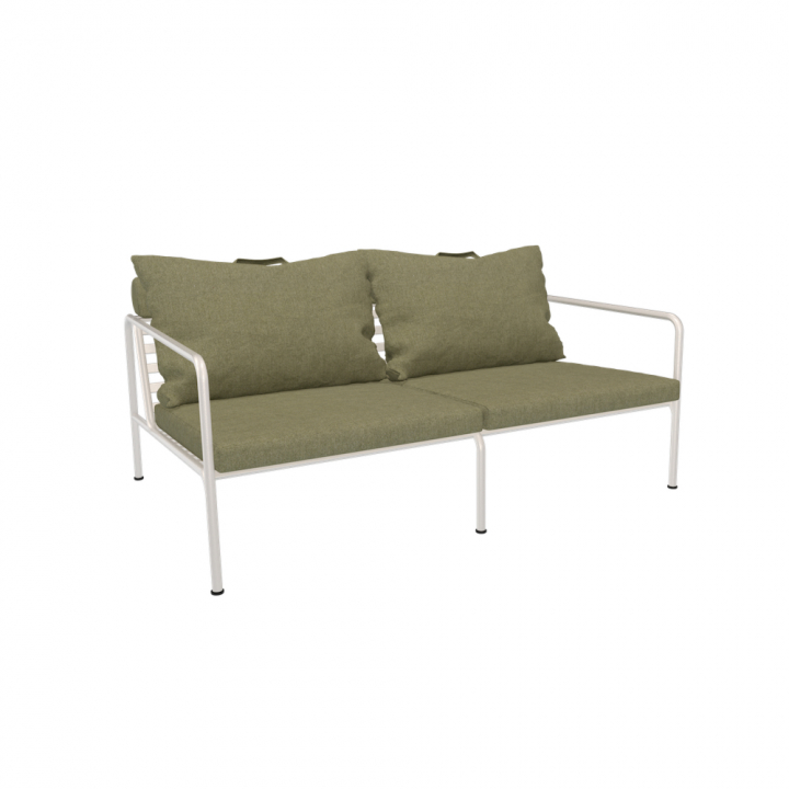 AVON 2-sits soffa - leaf/muted white