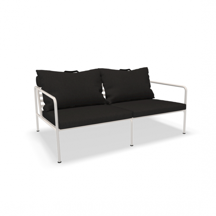 AVON 2-sits soffa - char/muted white