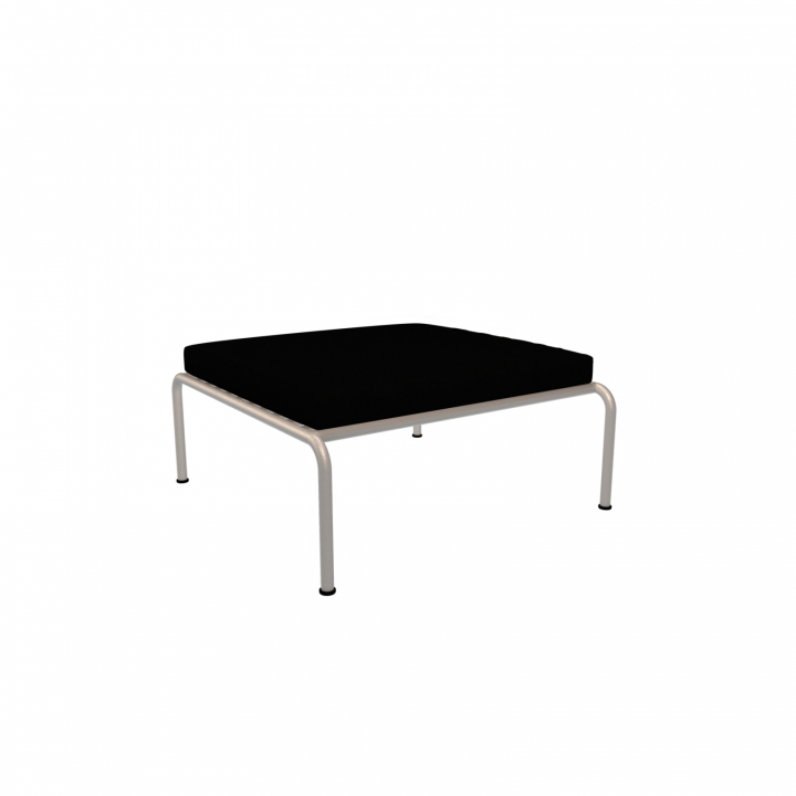 AVON ottoman - char/muted white