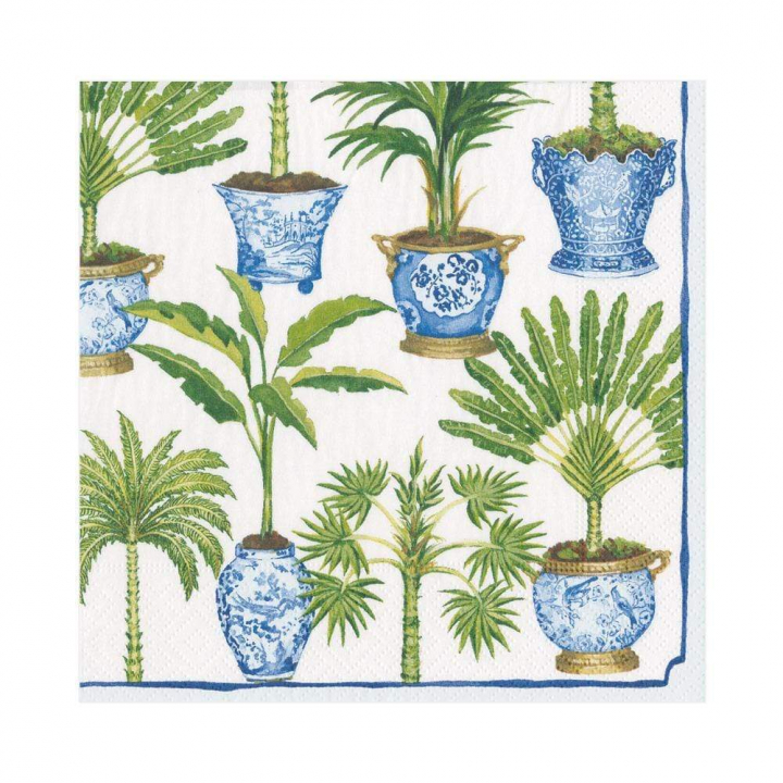 Potted Palms servetter, 20-pack