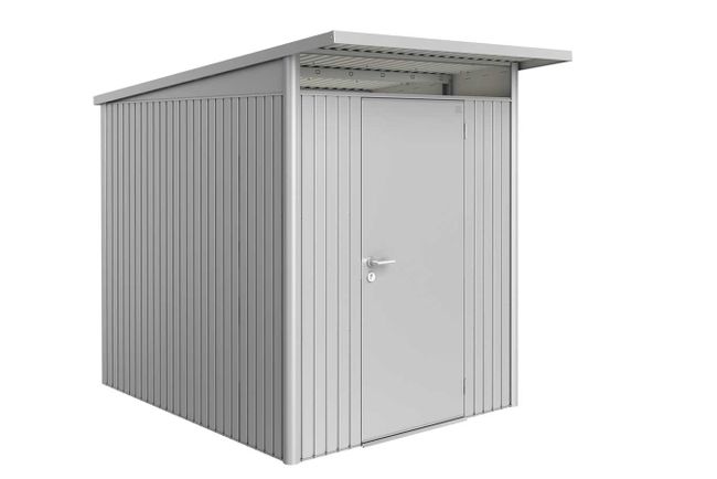 AvantGarde Trädgårdsskjul, Storlek A2, Standarddörr - Metallic Silver
