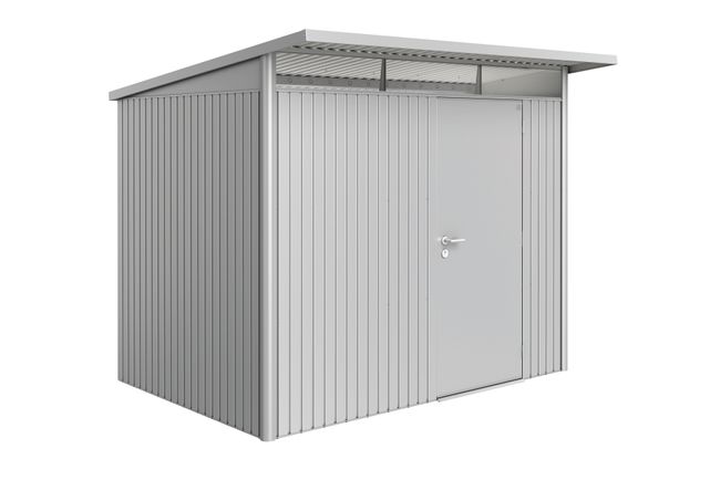 AvantGarde Trädgårdsskjul, Storlek A5, Standarddörr - Metallic Silver