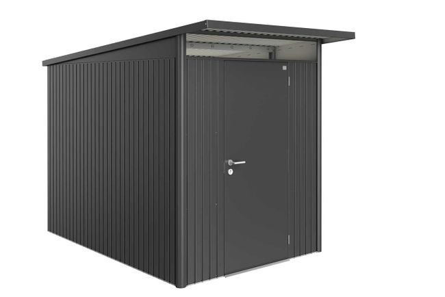 AvantGarde Trädgårdsskjul, Storlek A3, Standarddörr - Metallic Mörkgrå