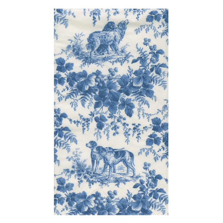 Hunting Blue servetter, 15-pack