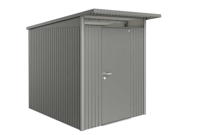 AvantGarde Trädgårdsskjul, Storlek A2, Standarddörr - Metallic Kvarts -