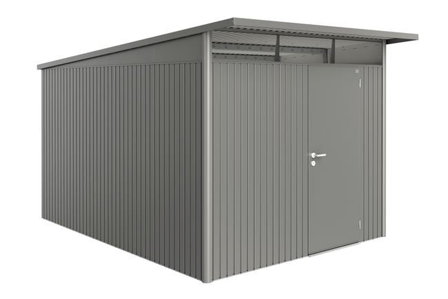 AvantGarde Trädgårdsskjul, Storlek A8, Standarddörr - Metallic Kvarts -