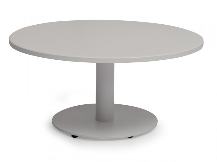 Näsby Soffbord Ø 80 H39 Cm - Vit