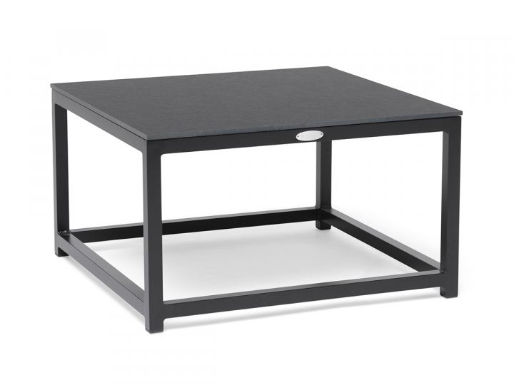 Jet set soffbord, 70x70 cm - svart