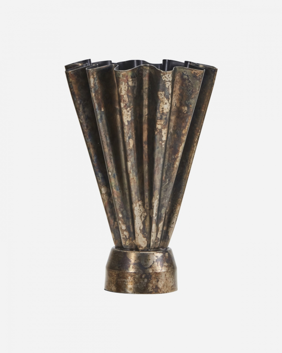 Flood vas H33 cm - antique brown
