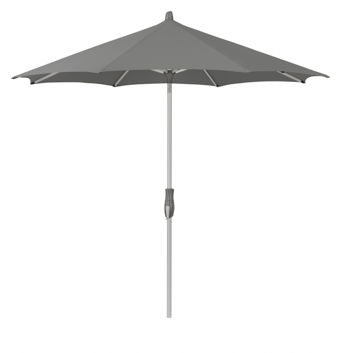 Alu-Twist parasoll Ø2,7 m - stone grey (tygkvalitet 2)