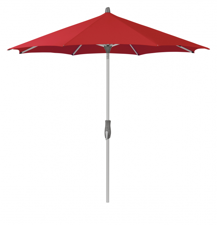 Alu-Twist parasoll Ø2,7 m - carmine (tygkvalitet 4)