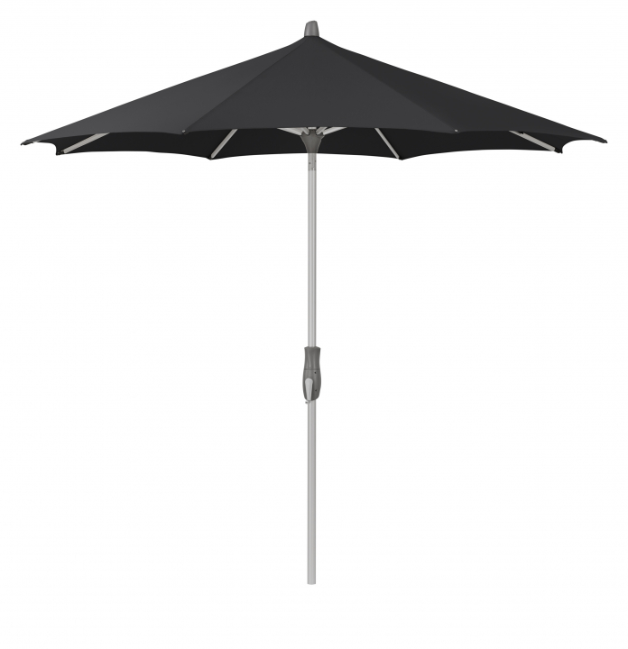 Alu-Twist parasoll Ø2,7 m - black (tygkvalitet 4)