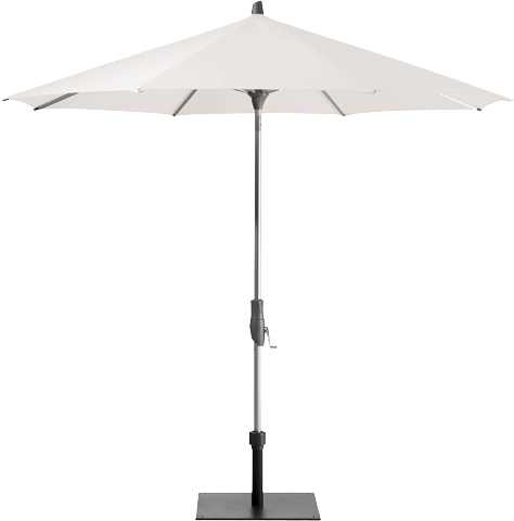 Alu-Twist parasoll Ø 3 m - naturvit