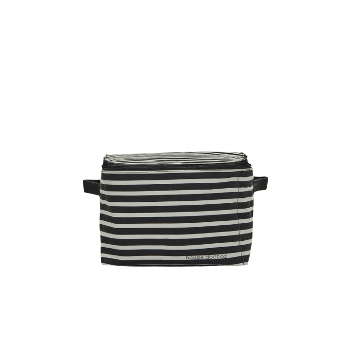 Canva förvaringsbox, liten - black/off-white