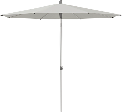 Alu-Smart parasoll Ø2 m - pale grey (tygkvalitet 2)
