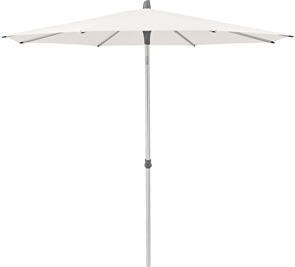 Alu-Smart parasoll Ø2 m - white (tygkvalitet 4)