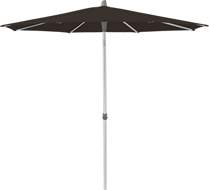 Alu-Smart parasoll Ø2 m - black (tygkvalitet 4)