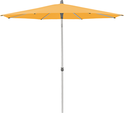 Alu-Smart parasoll Ø2 m - corn (tygkvalitet 5)