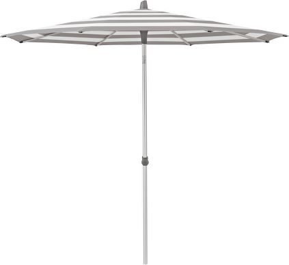 Alu-Smart parasoll Ø2 m - steel stripe (tygkvalitet 5)