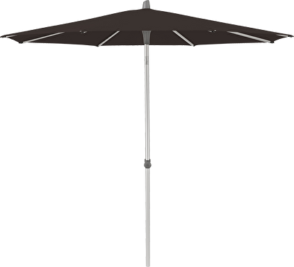 Alu-Smart parasoll Ø2 m - black (tygkvalitet 5)