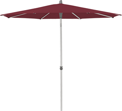 Alu-Smart parasoll Ø2 m - burgundy (tygkvalitet 5)