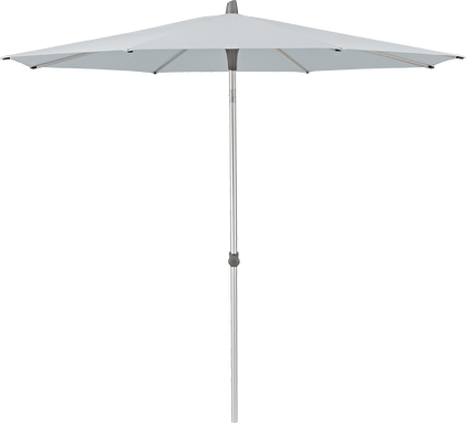 Alu-Smart parasoll Ø2 m - chrome (tygkvalitet 5)