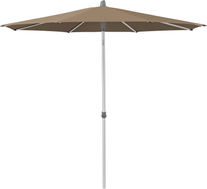 Alu-Smart parasoll Ø2 m - walnut (tygkvalitet 5)