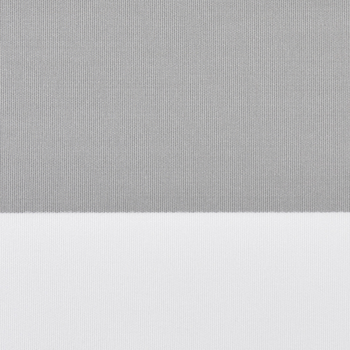 Alu-Smart parasoll Ø2,5 m - grey stripe (tygkvalitet 5)