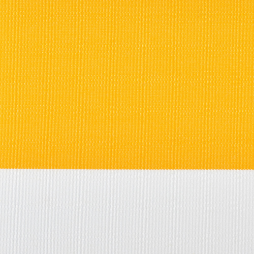 Alu-Smart parasoll Ø2,5 m - yellow stripe (tygkvalitet 5)