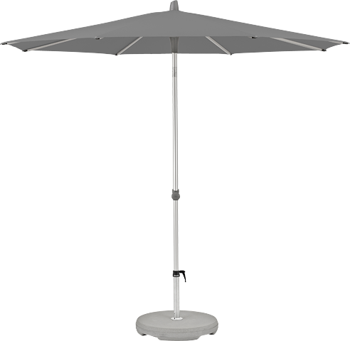 Alu-Smart parasoll 2,5m - grå i gruppen Utemöbler / Solskydd / Parasoller hos Sommarboden i Höllviken AB (20600250171420)