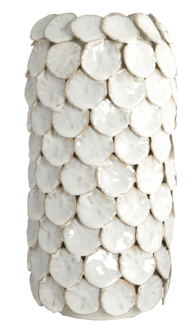 Dot vas H30 cm - white