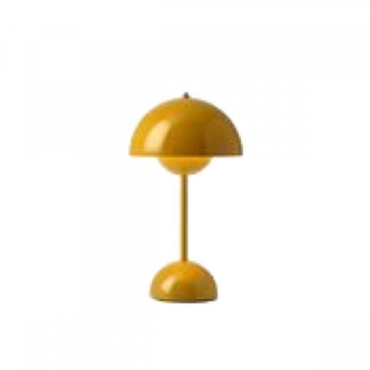 Flowerpot portabel bordslampa VP9 - mustard i gruppen Inredning / Dekoration / Belysning hos Sommarboden i Höllviken AB (20752201)