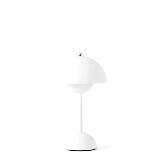 Flowerpot portabel bordslampa VP9 - matt white i gruppen Inredning / Dekoration / Belysning hos Sommarboden i Höllviken AB (20753101)