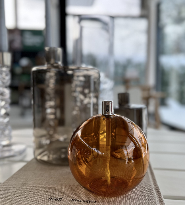 Oljelampa Sphere, M - Light Amber