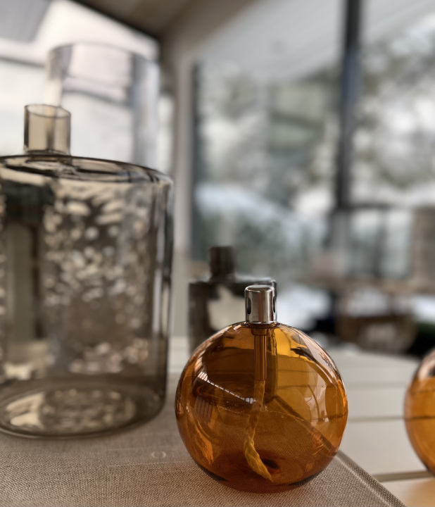 Oljelampa Sphere, S - Light Amber