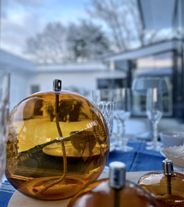 Oljelampa Sphere, 3XL - Light Amber