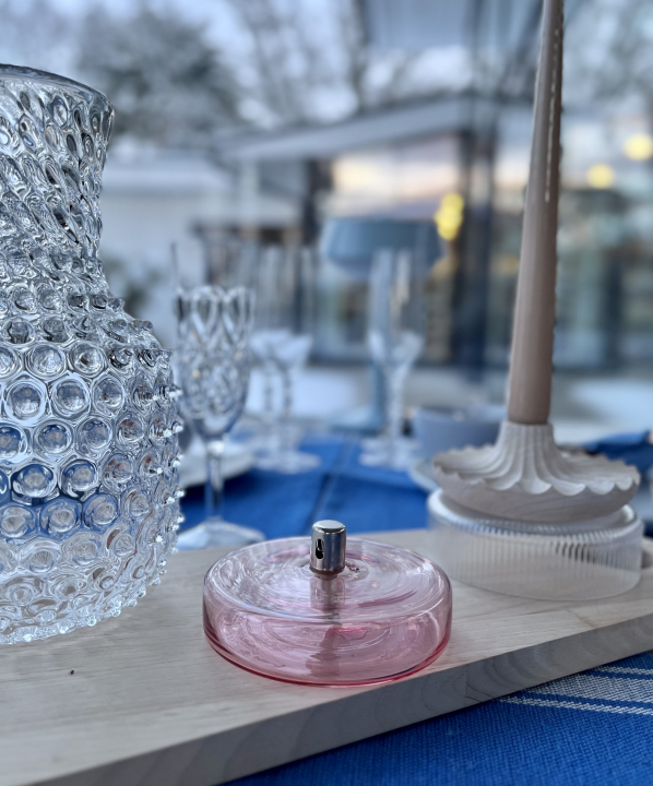 Oljelampa Tea, M - Light Pink