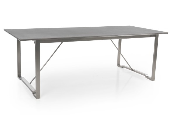 Gotland matbord 220x95 H73 cm - rostfritt stål i gruppen Utemöbler / Material / Rostfritt stål / Bord - Rostfritt stål hos Sommarboden i Höllviken AB (2167-7)