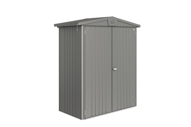 Europa trädgårdsskjul 1 - metallic kvarts-grå