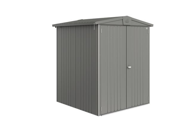 Europa trädgårdsskjul 2 - metallic kvarts-grå