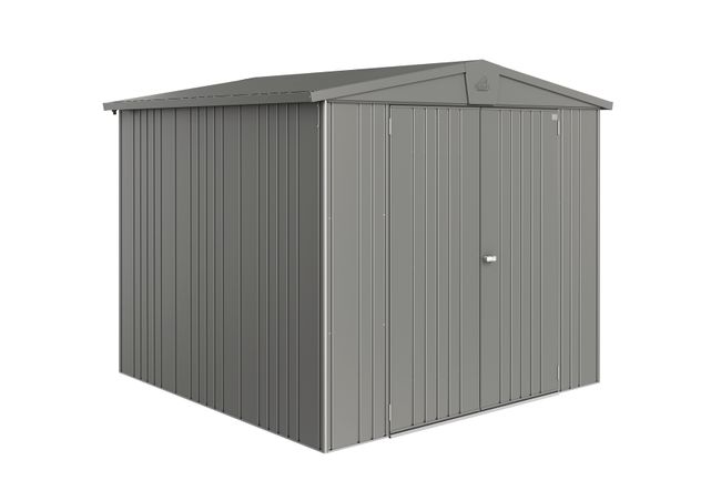 Europa trädgårdsskjul 4 - metallic kvarts-grå