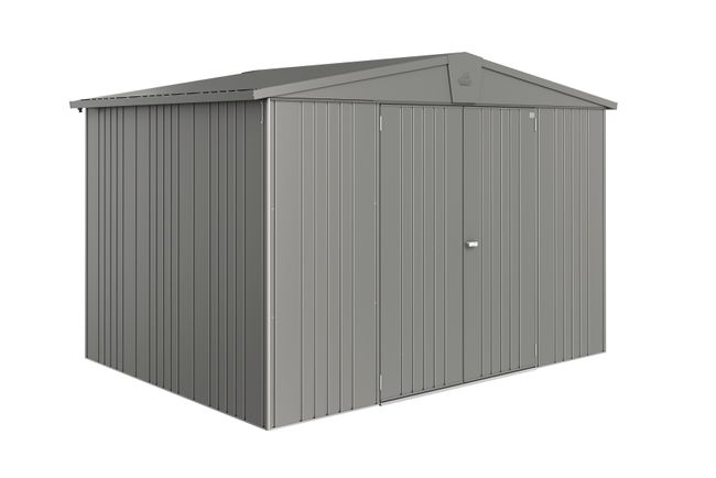 Europa trädgårdsskjul 5 - metallic kvarts-grå