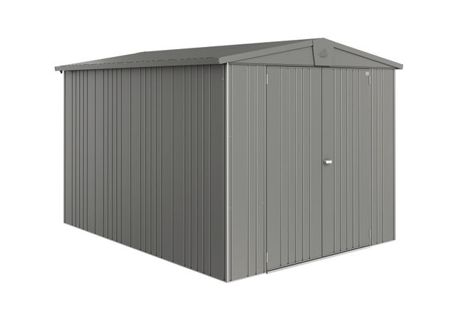 Europa trädgårdsskjul 6 - metallic kvarts-grå