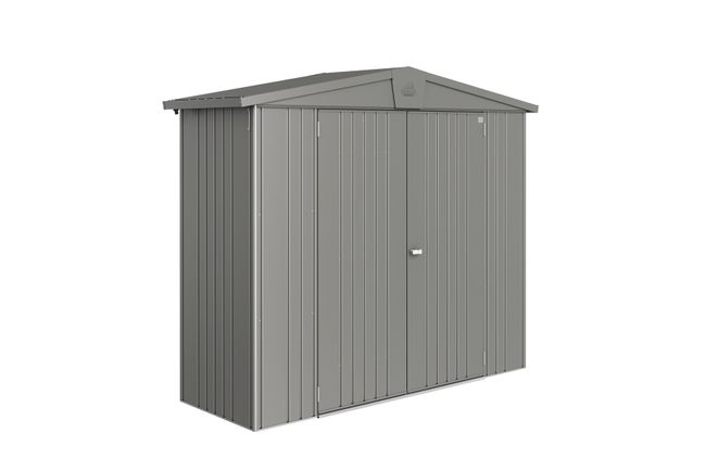 Europa trädgårdsskjul 2A - metallic kvarts-grå